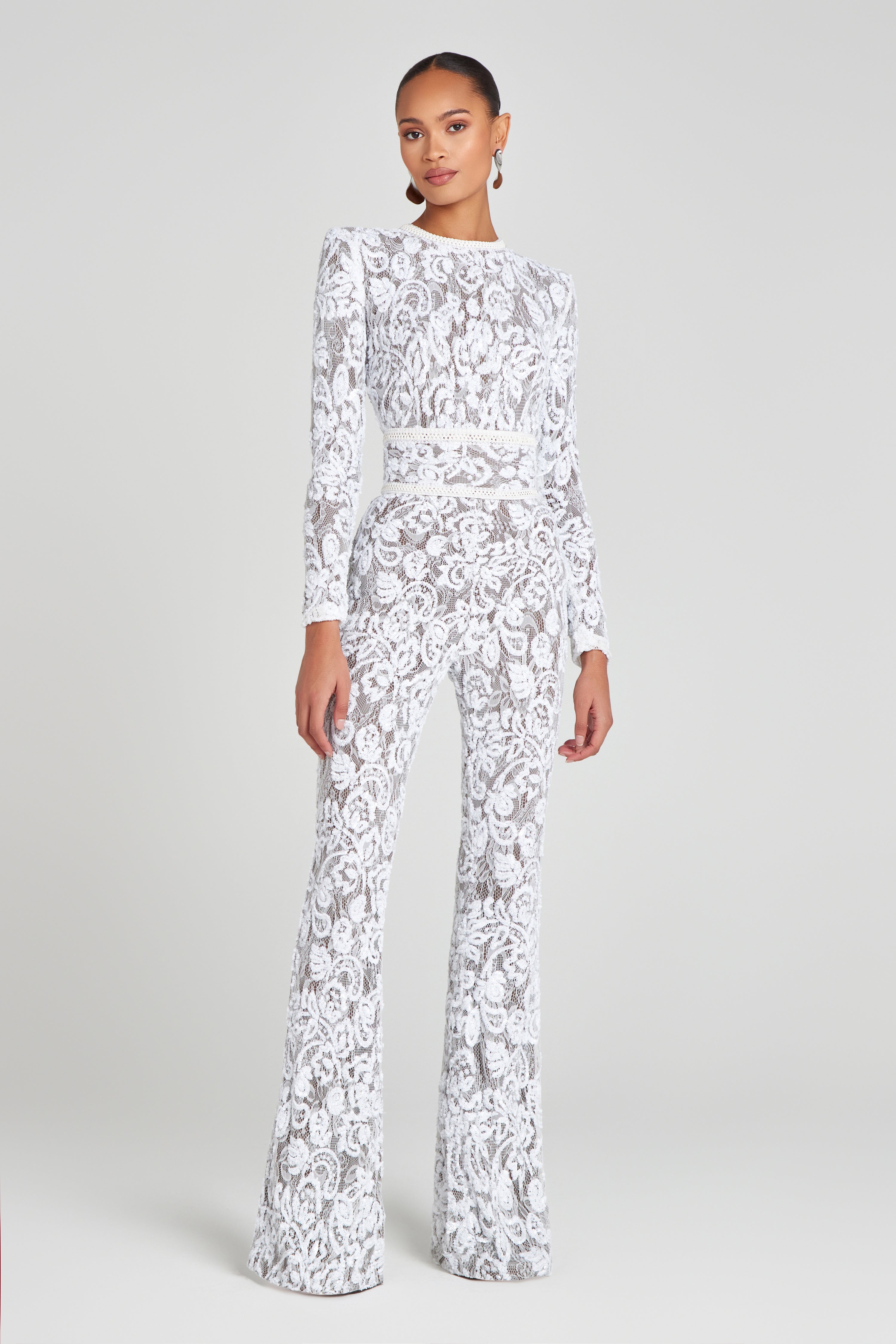 Bella Dark Nude Jumpsuit - Elegant One-Piece