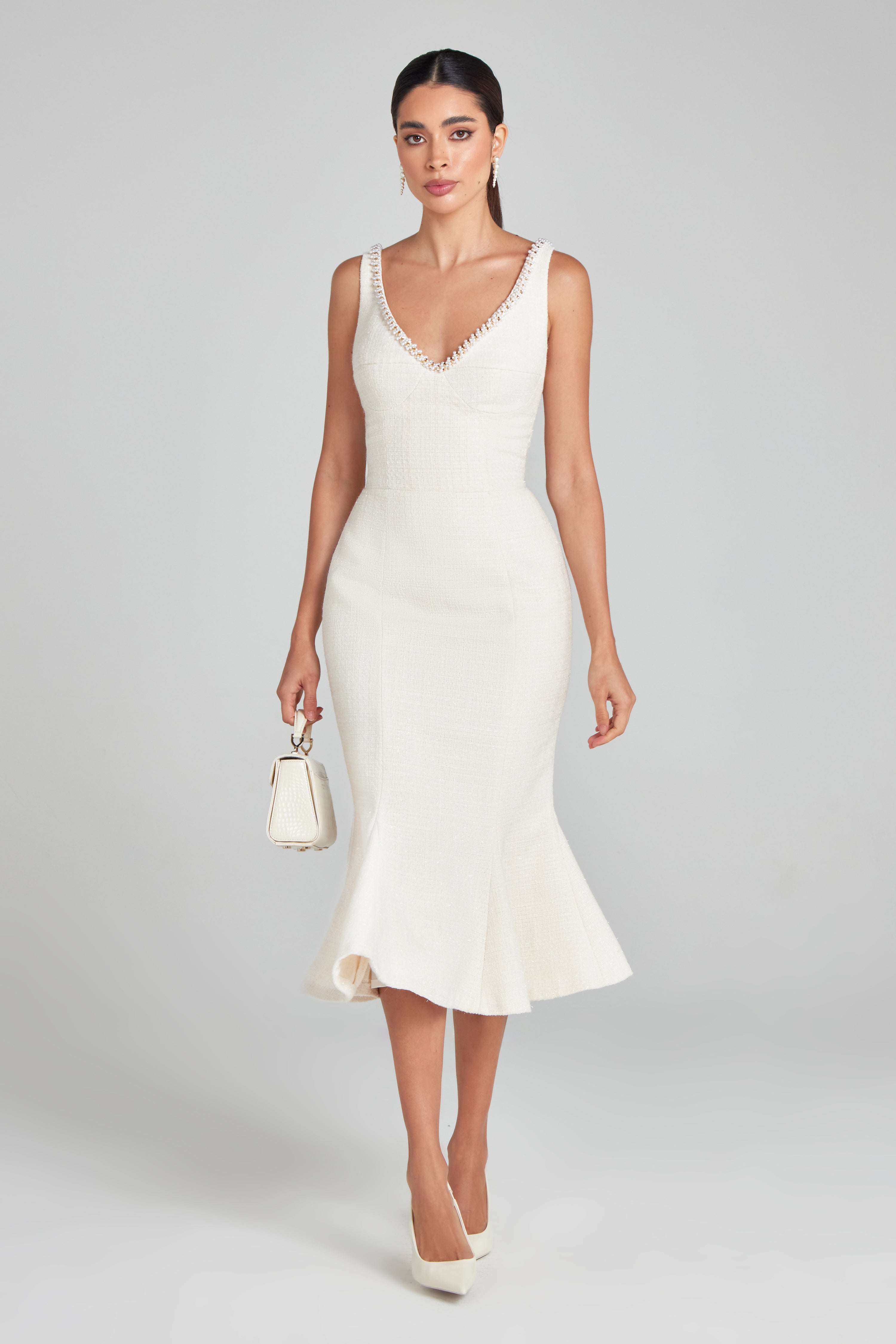 Ivory Penelope Dress - Elegant & Timeless