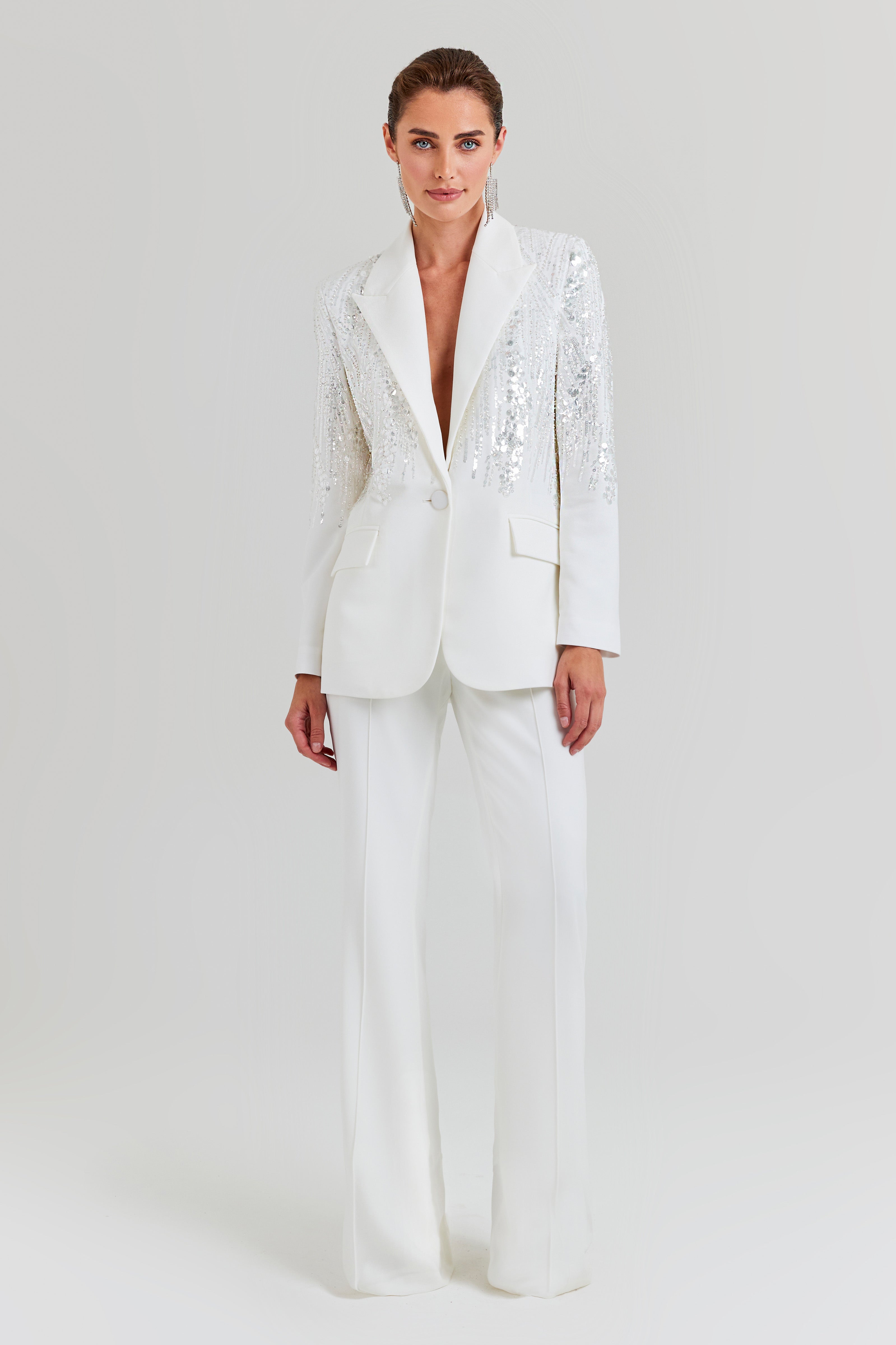 White Lucille Blazer for Women