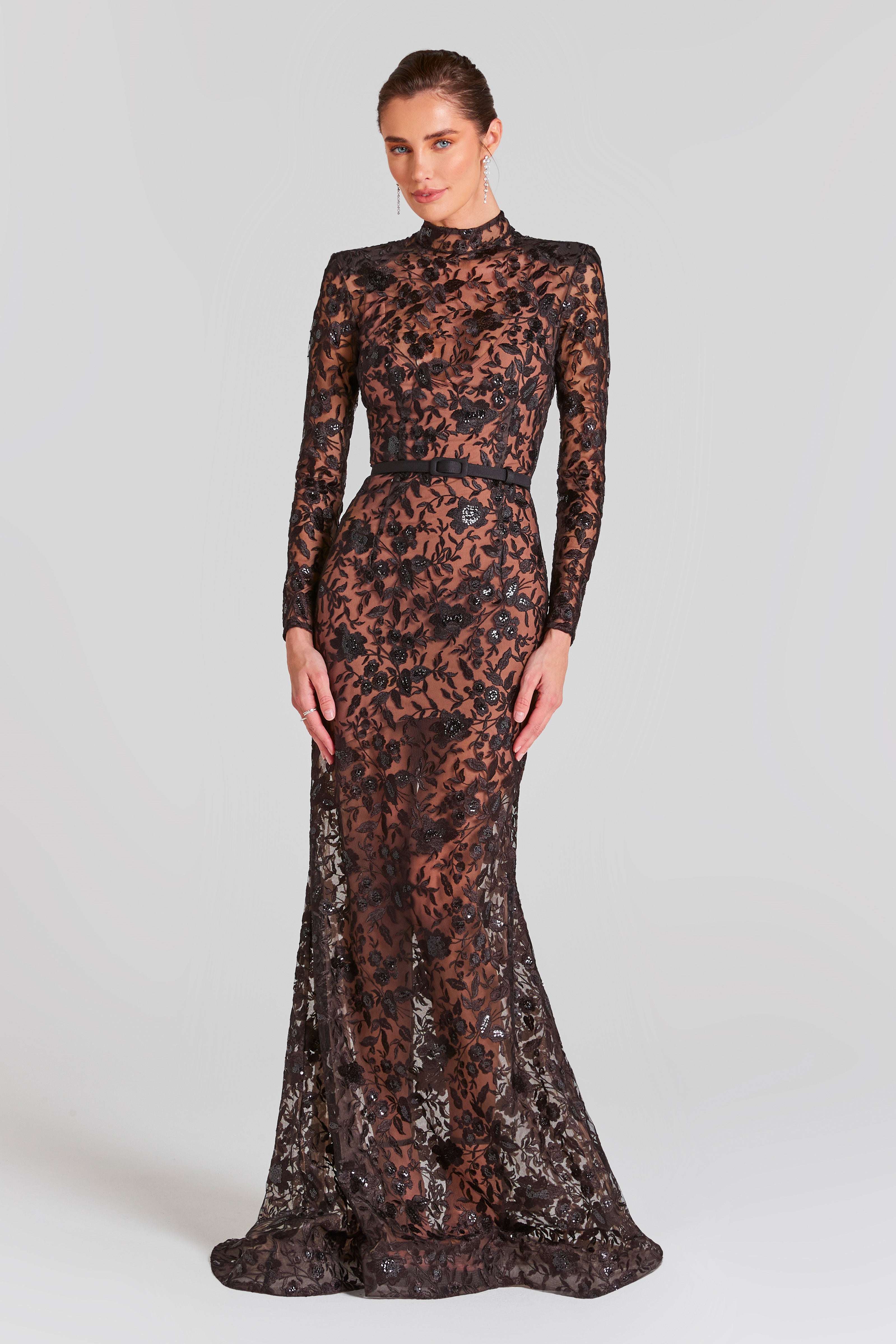 Elegant Black Gabriella Dress for Evening Wear