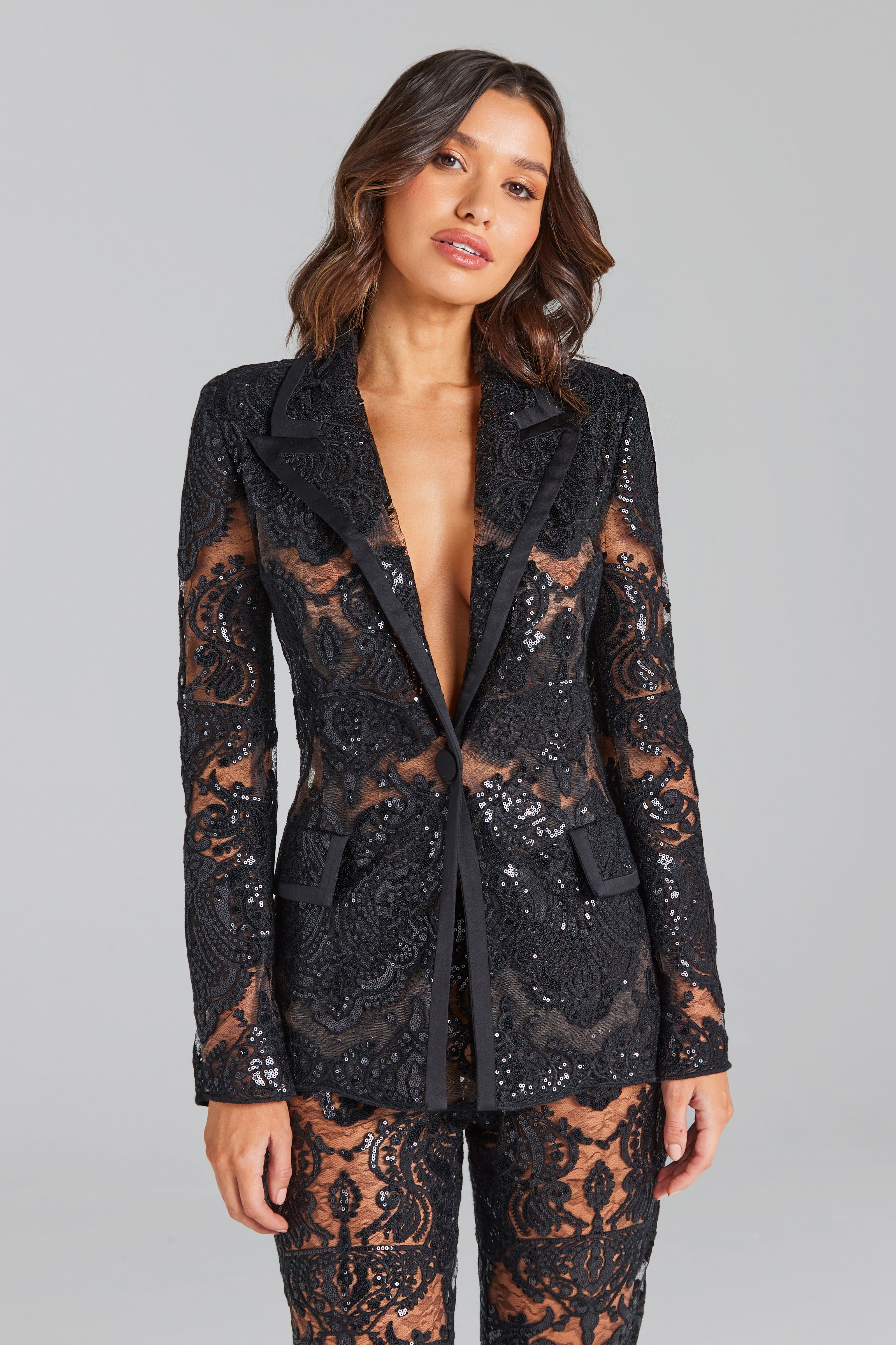Stylish Black Piper Blazer for Women
