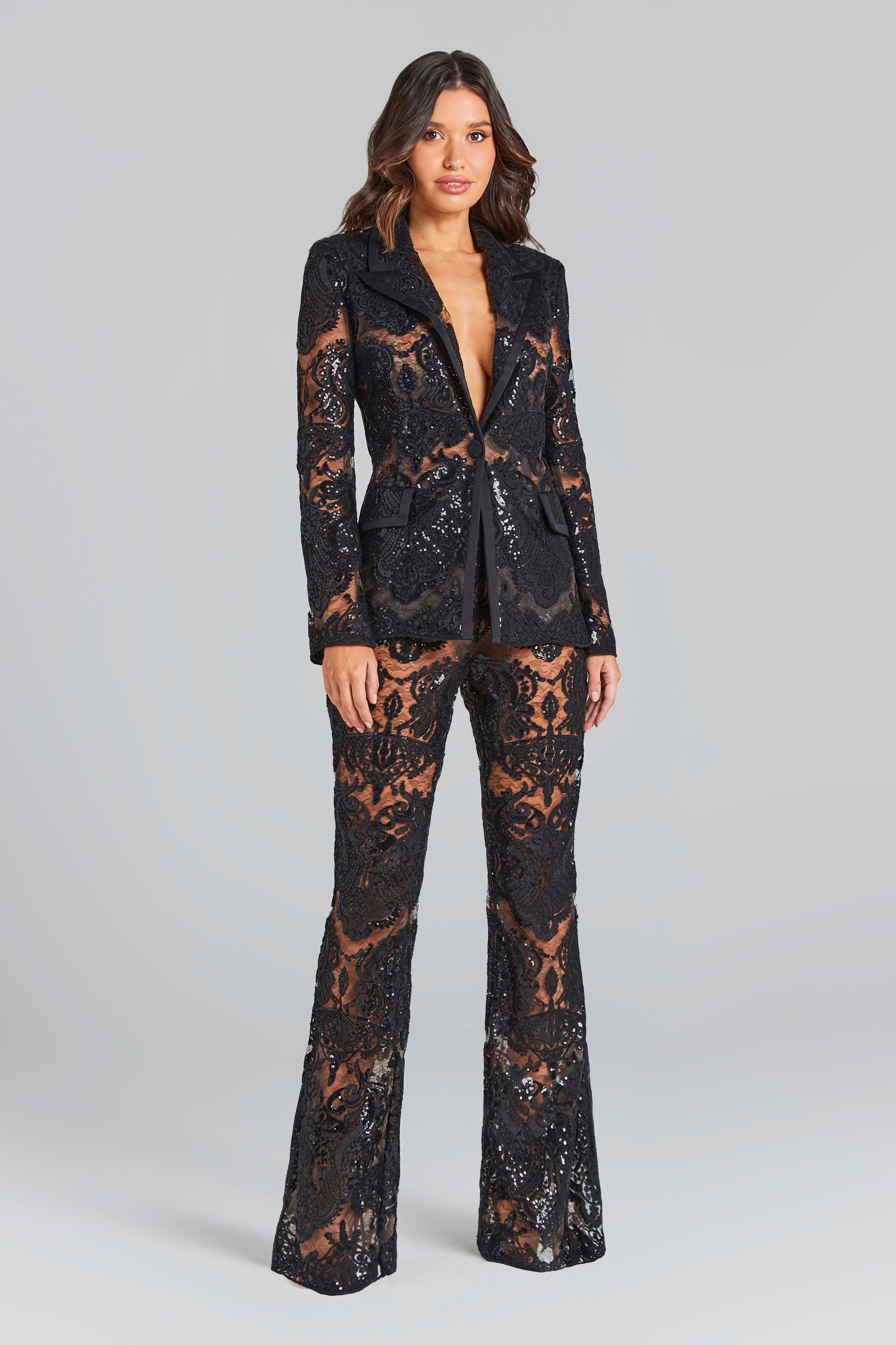 Stylish Black Piper Trousers for Work & Casual