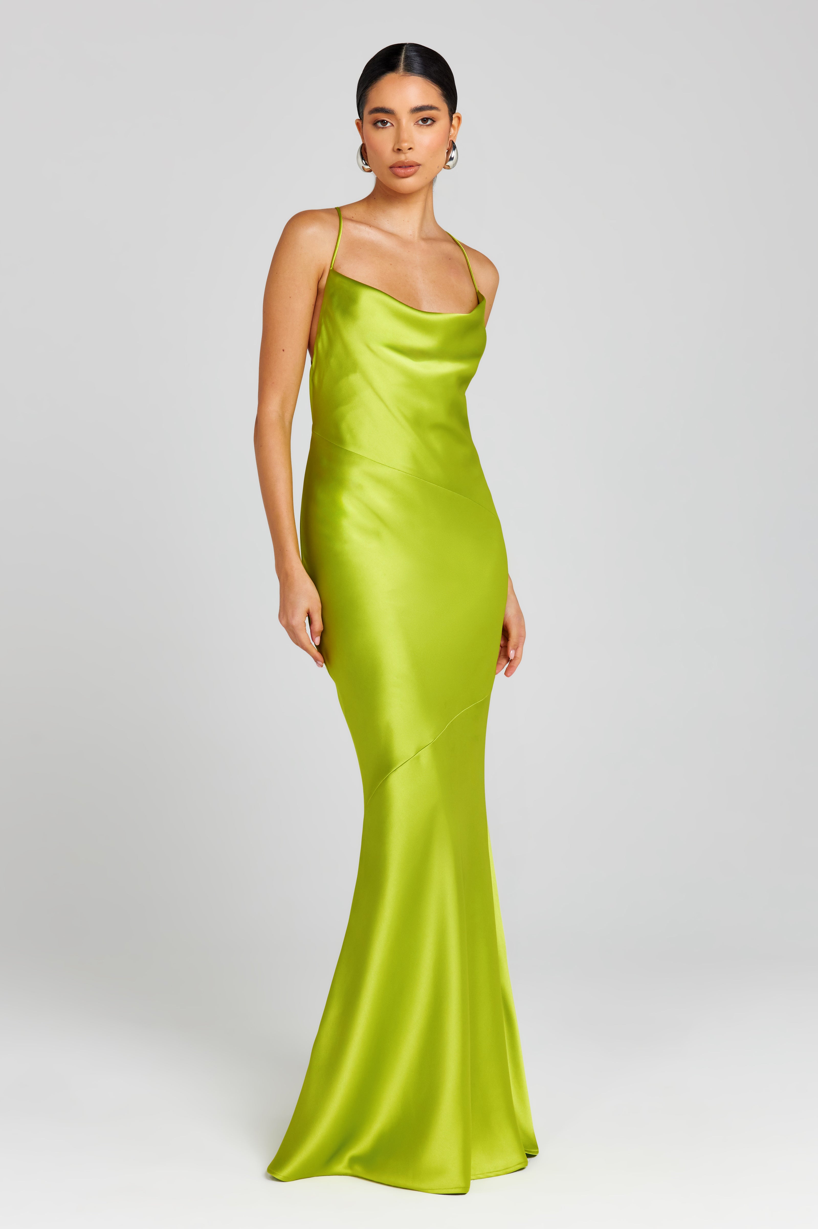 Stylish Abigail Lime Dress for Women