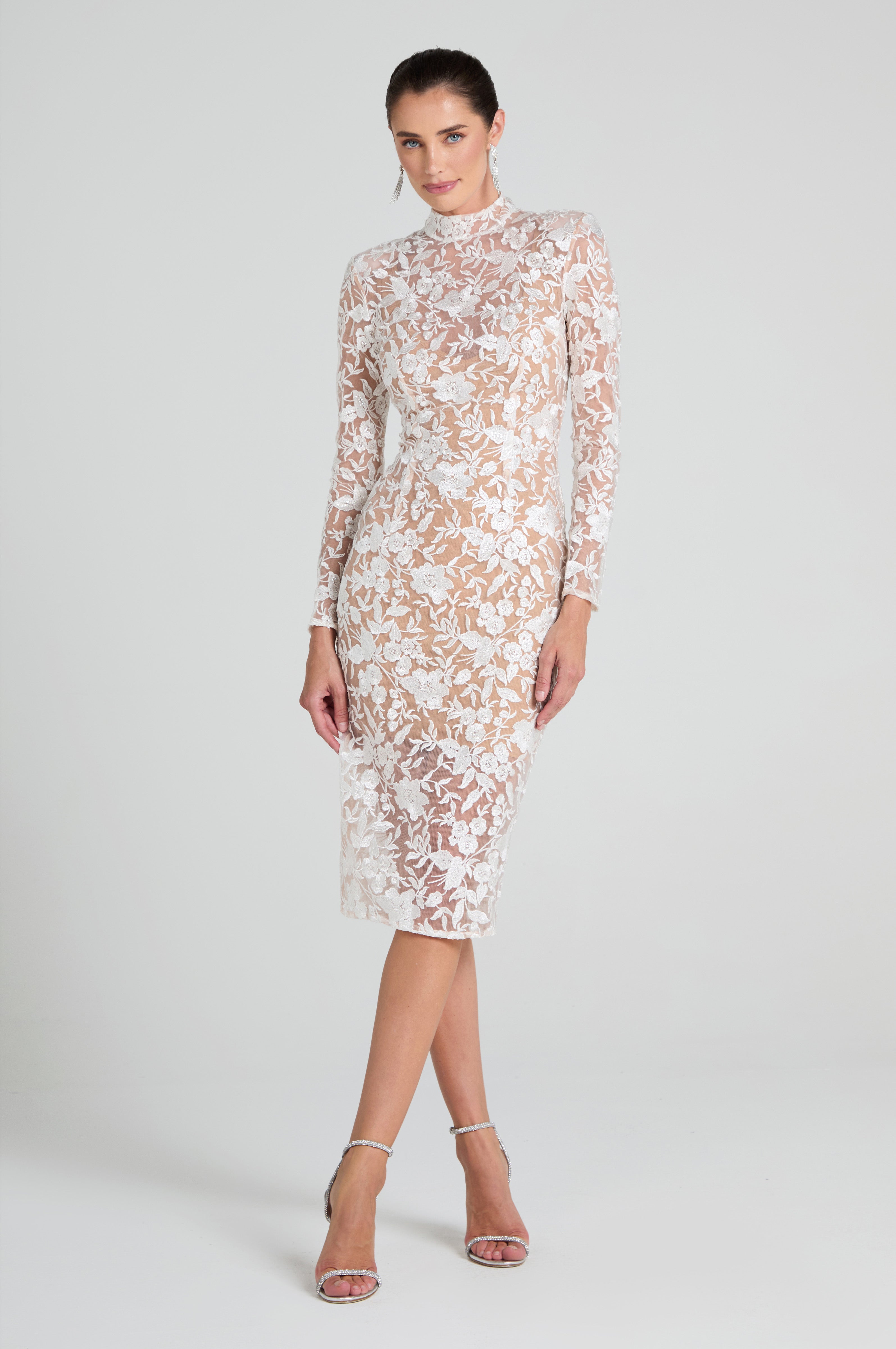 Naomi White Summer Dress for Women
