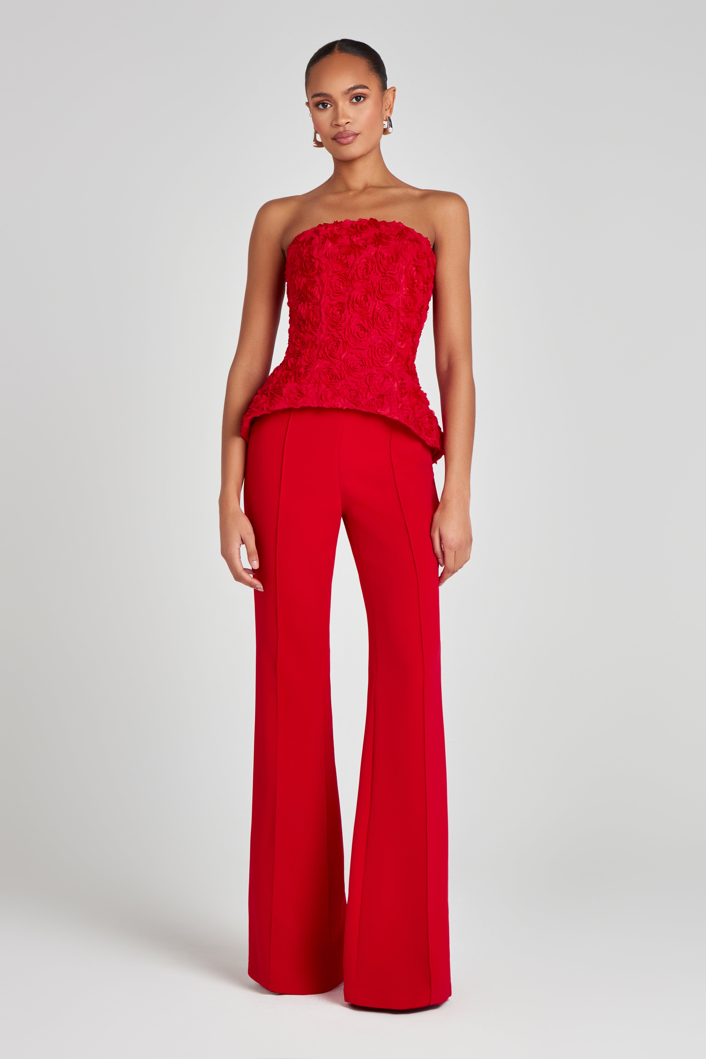 Stylish Red Charlotte Trousers for Women