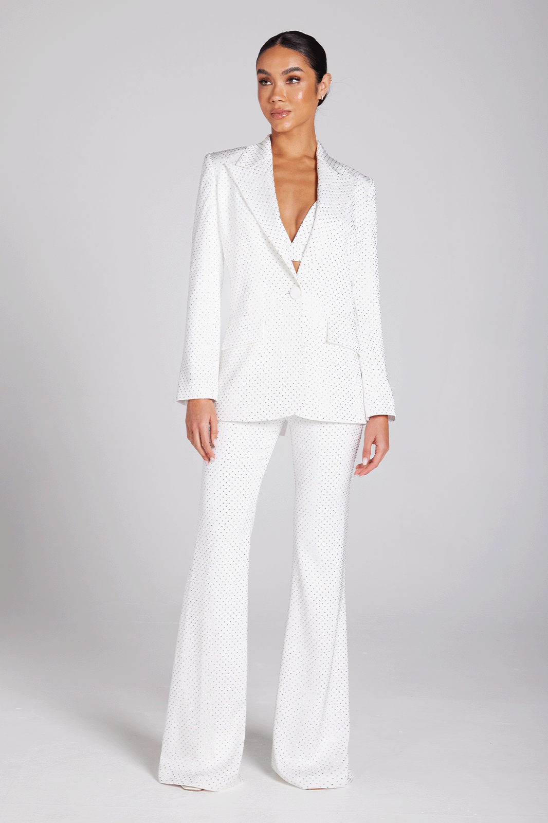 Kira White Women's Blazer for Work & Events