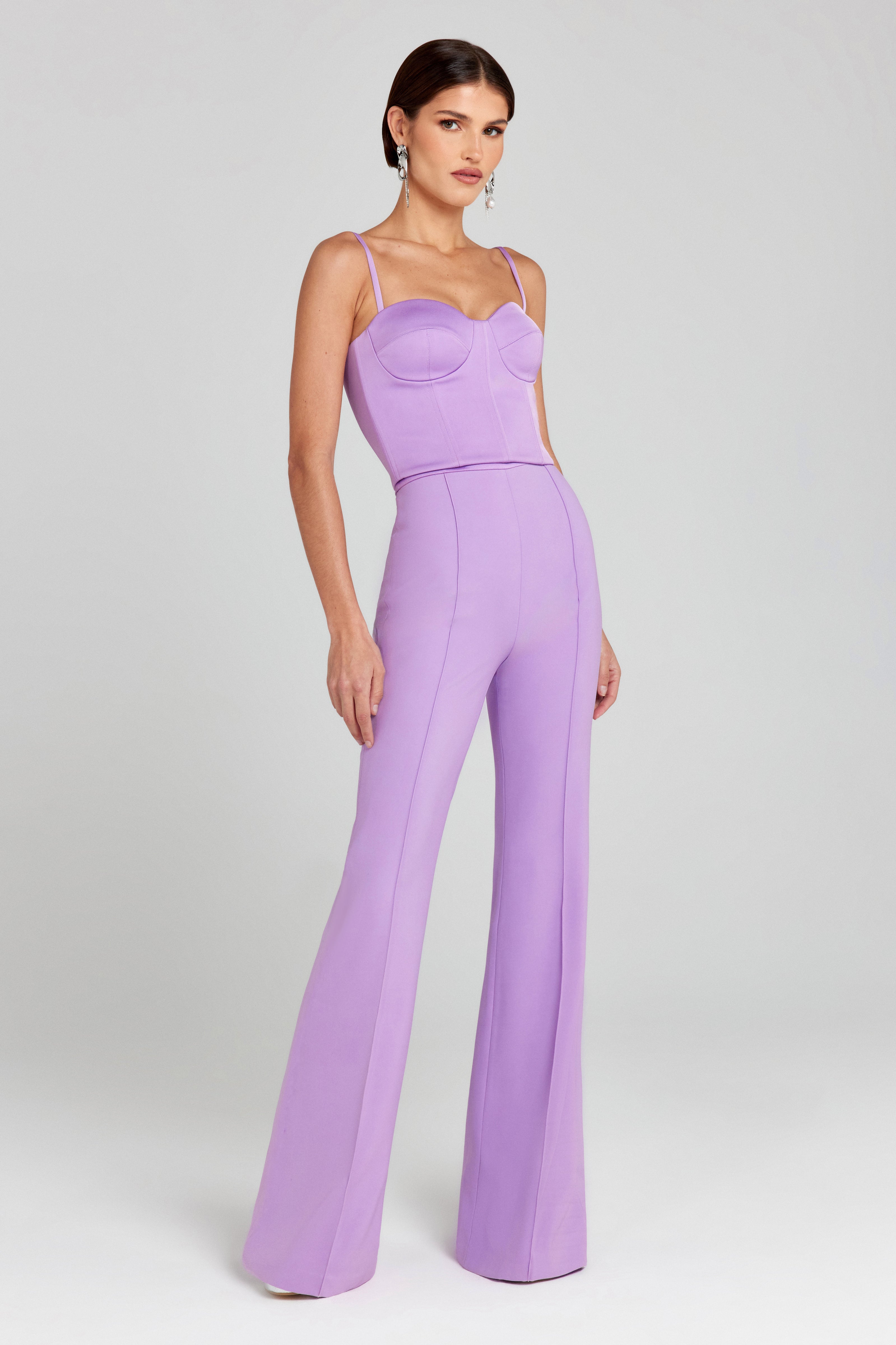 Lilac Corset Top by Ella – Elegant & Stylish