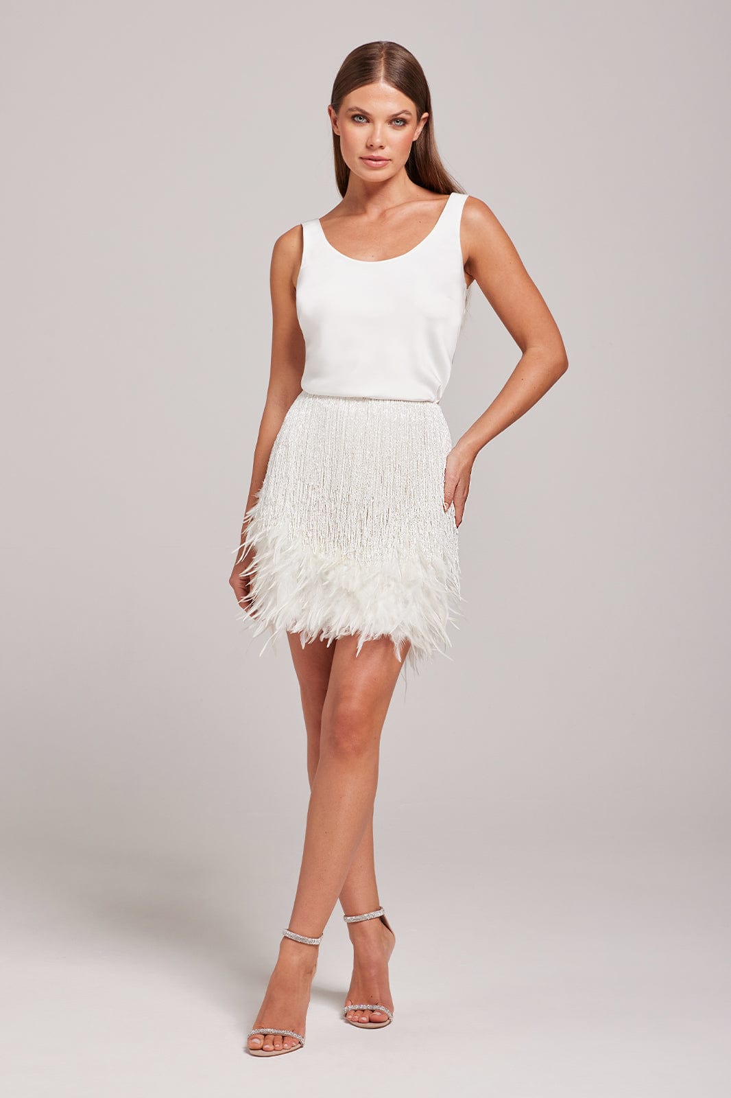 Elegant White Skirt by Sara
