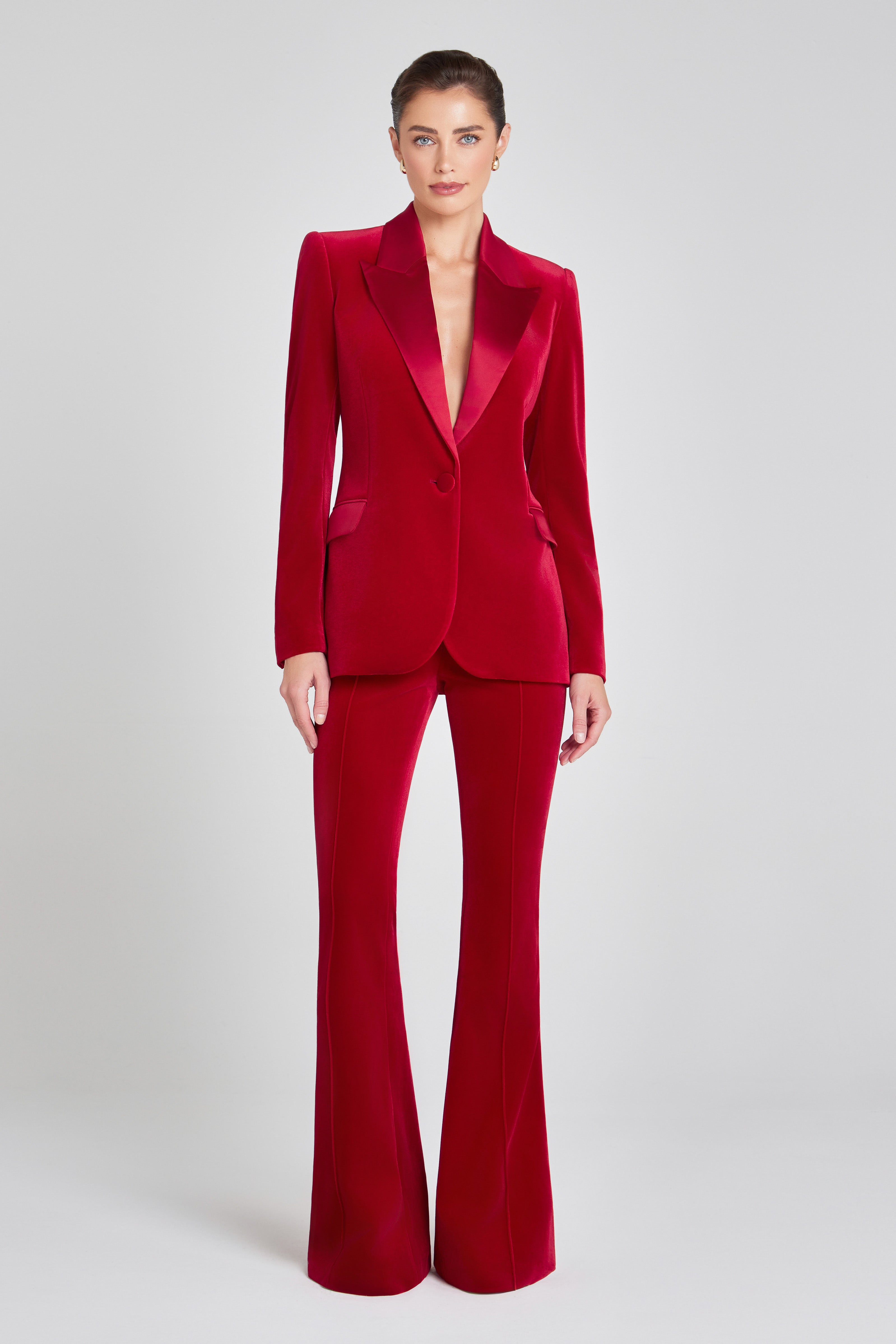 Stylish Beatrice Red Blazer for Women