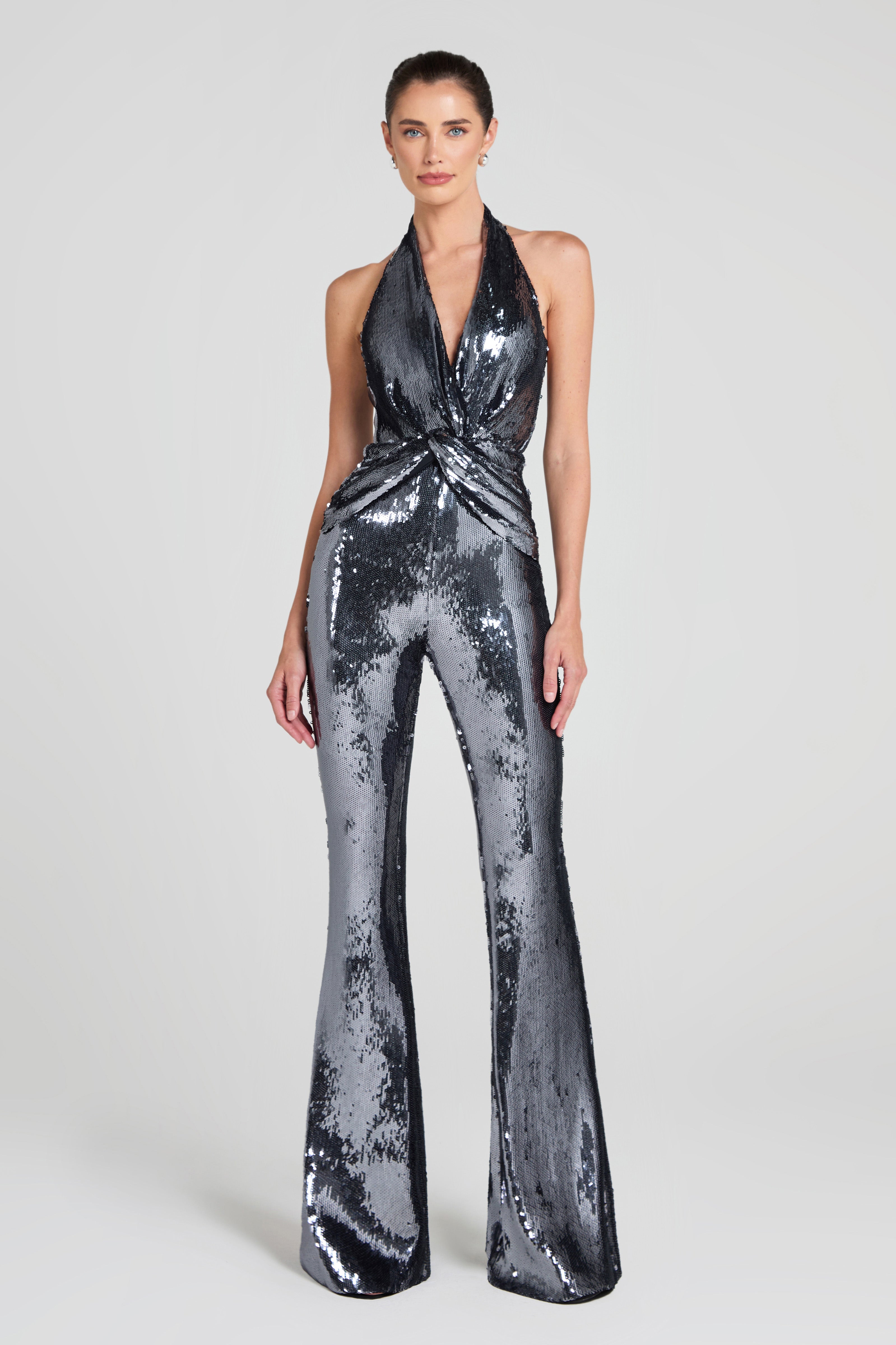 Silver Tianna Jumpsuit for Women