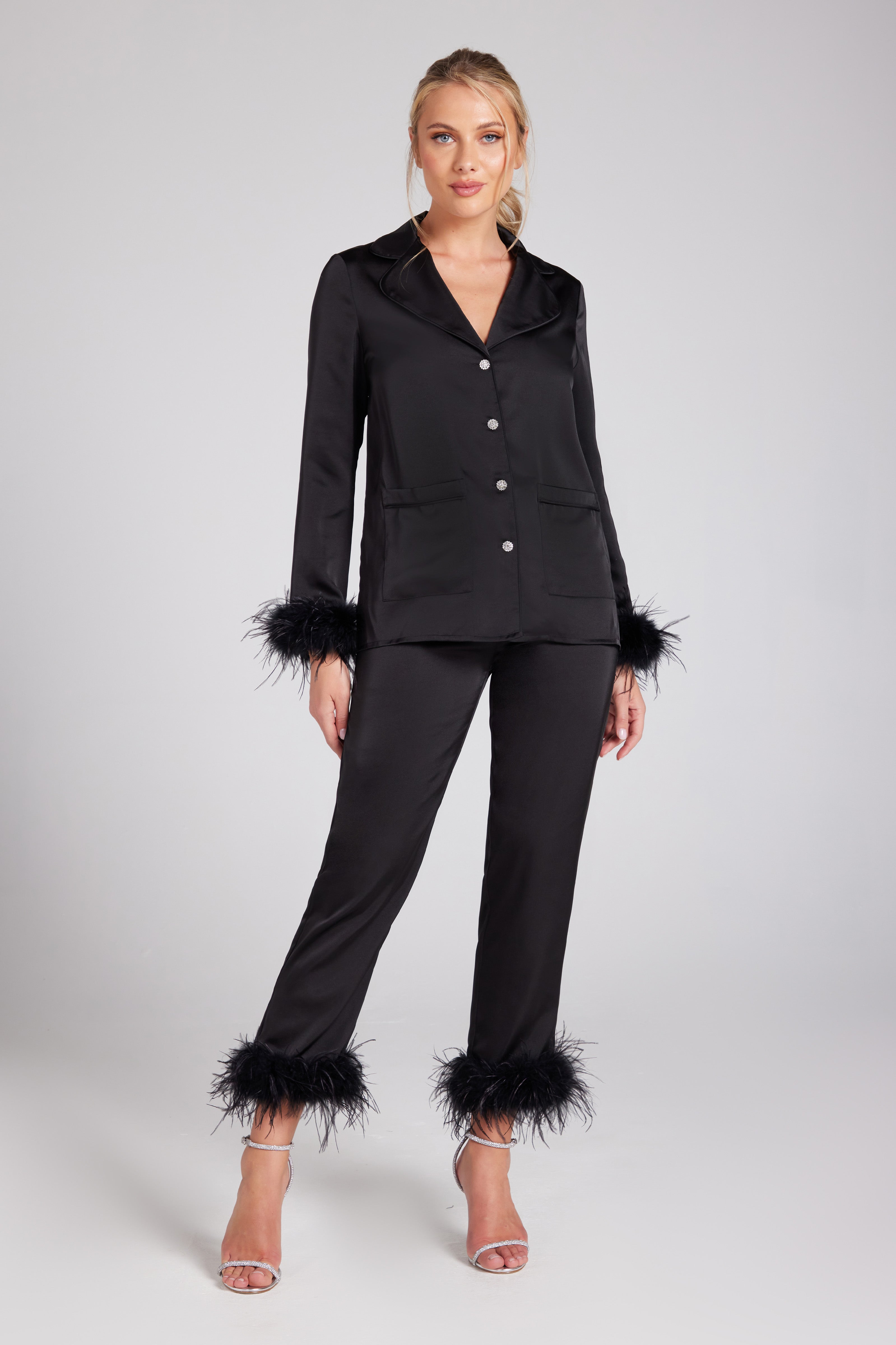 Darcie Black Sleepwear Set
