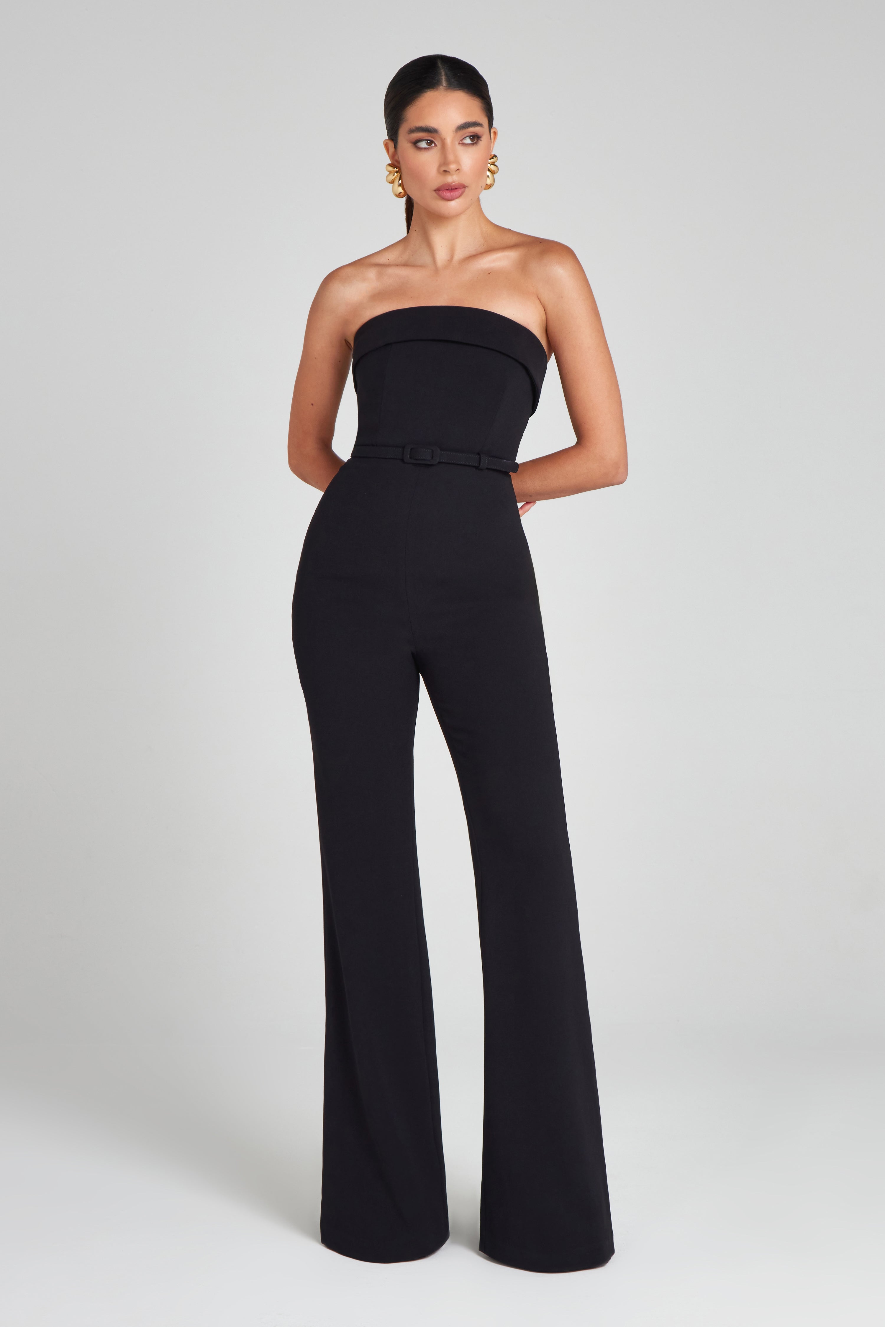Black Sabrina Jumpsuit for Women