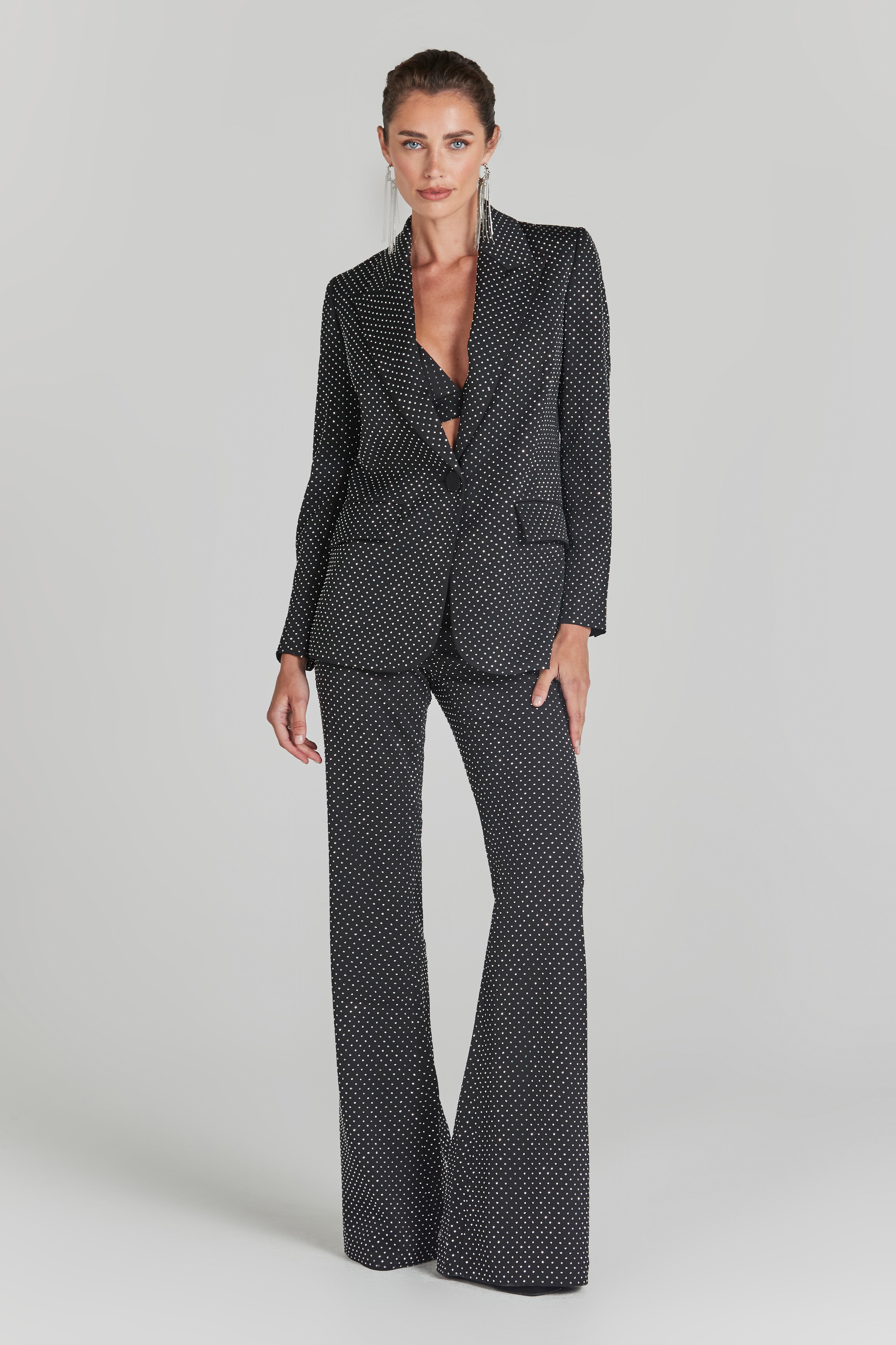 Stylish Kira Black Blazer for Women