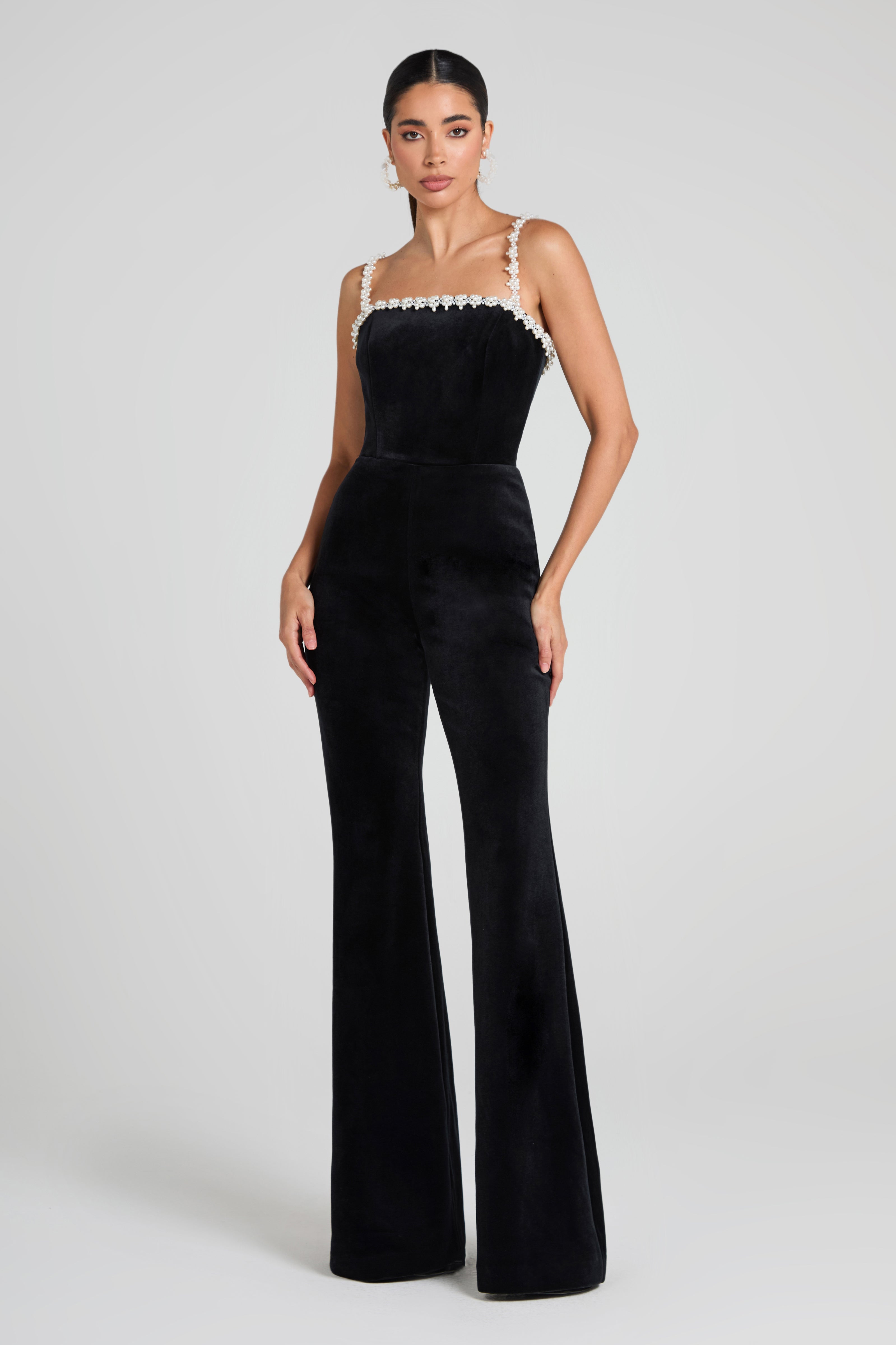 Stylish Black Jumpsuit by Cara