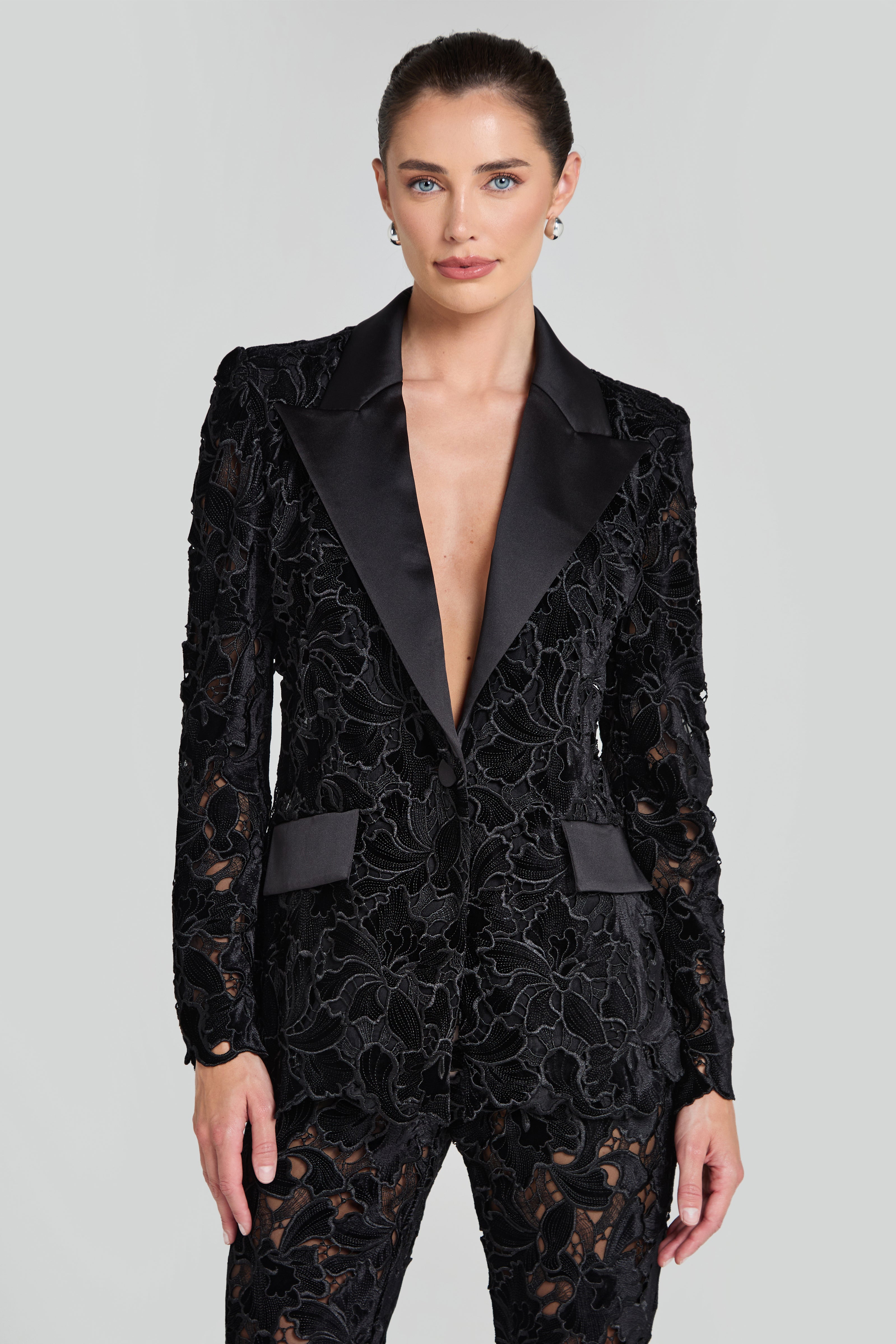 Valia Black Women's Blazer for Work & Style