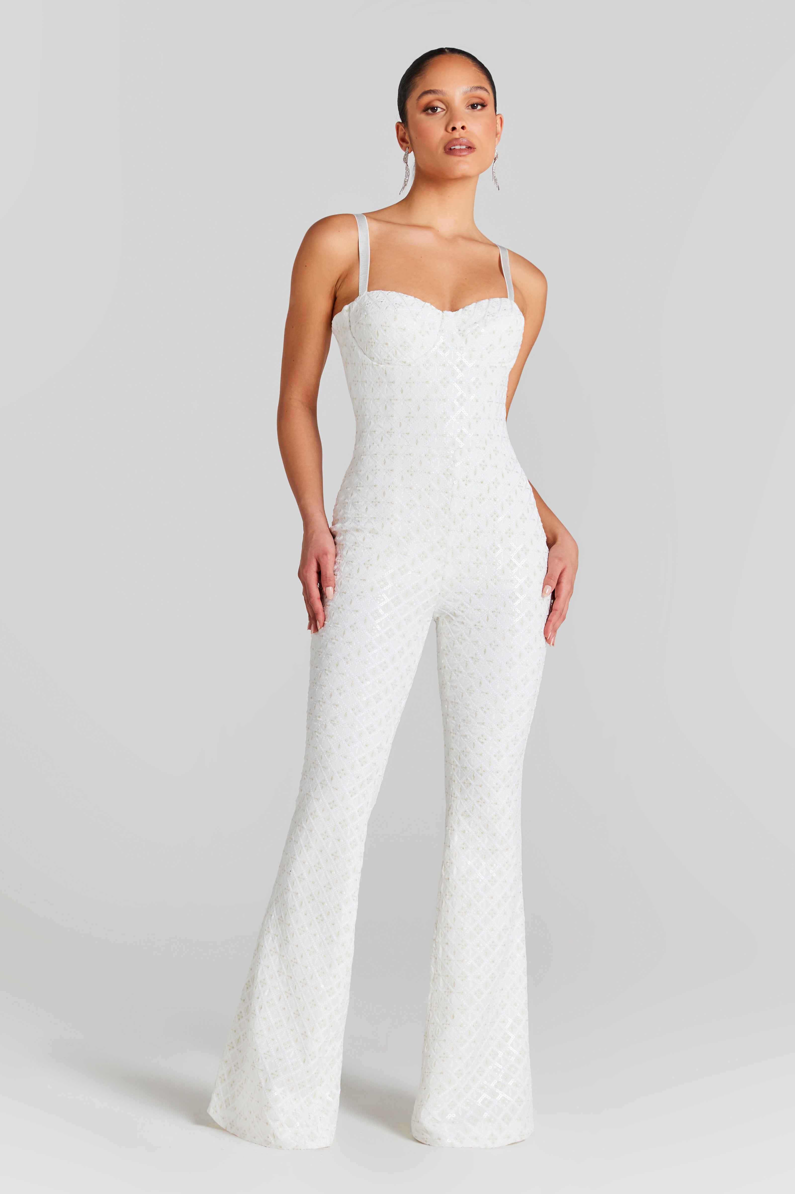 White Hailey Jumpsuit for Women