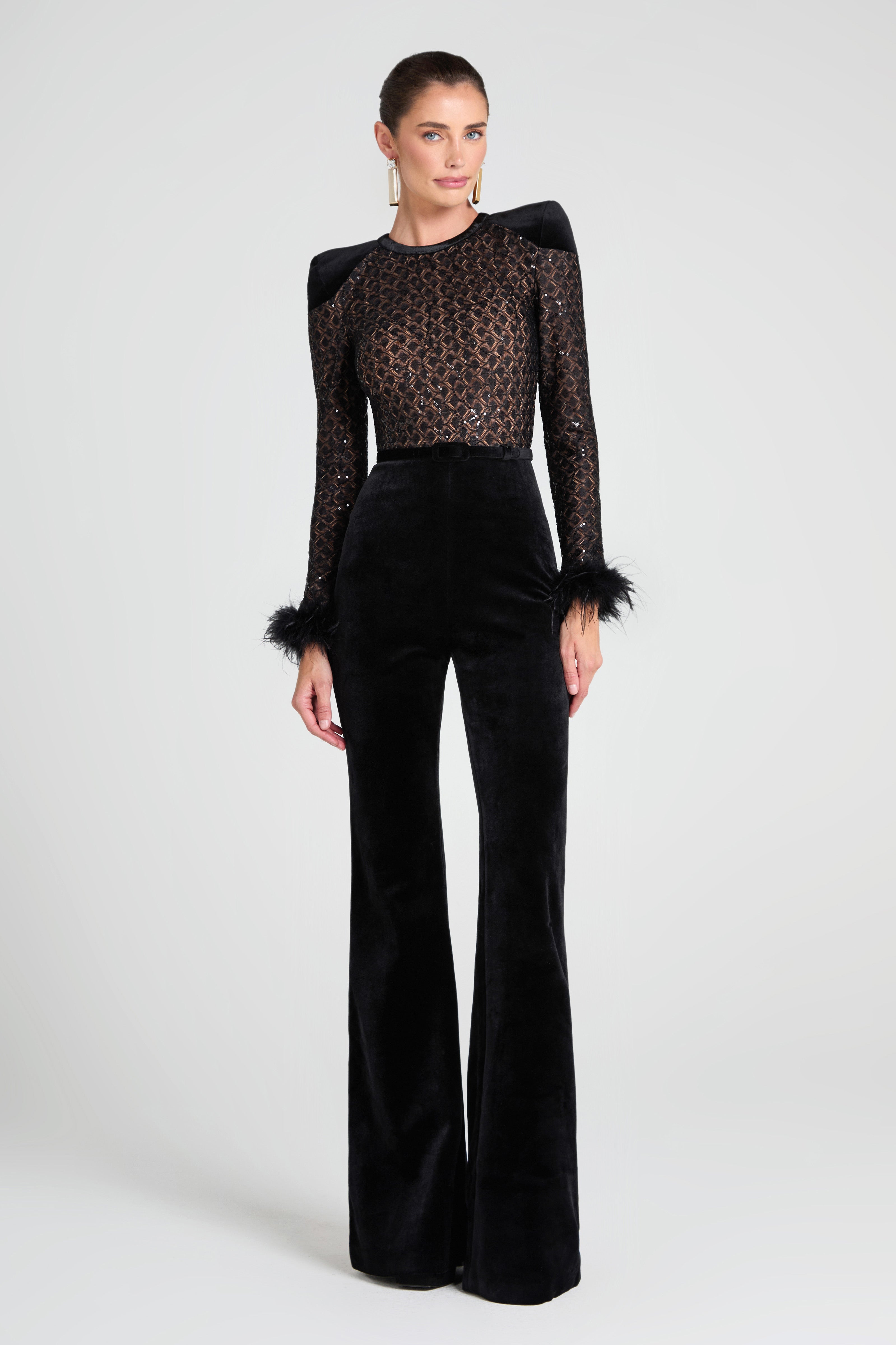 Stylish Black Jumpsuit by Monique