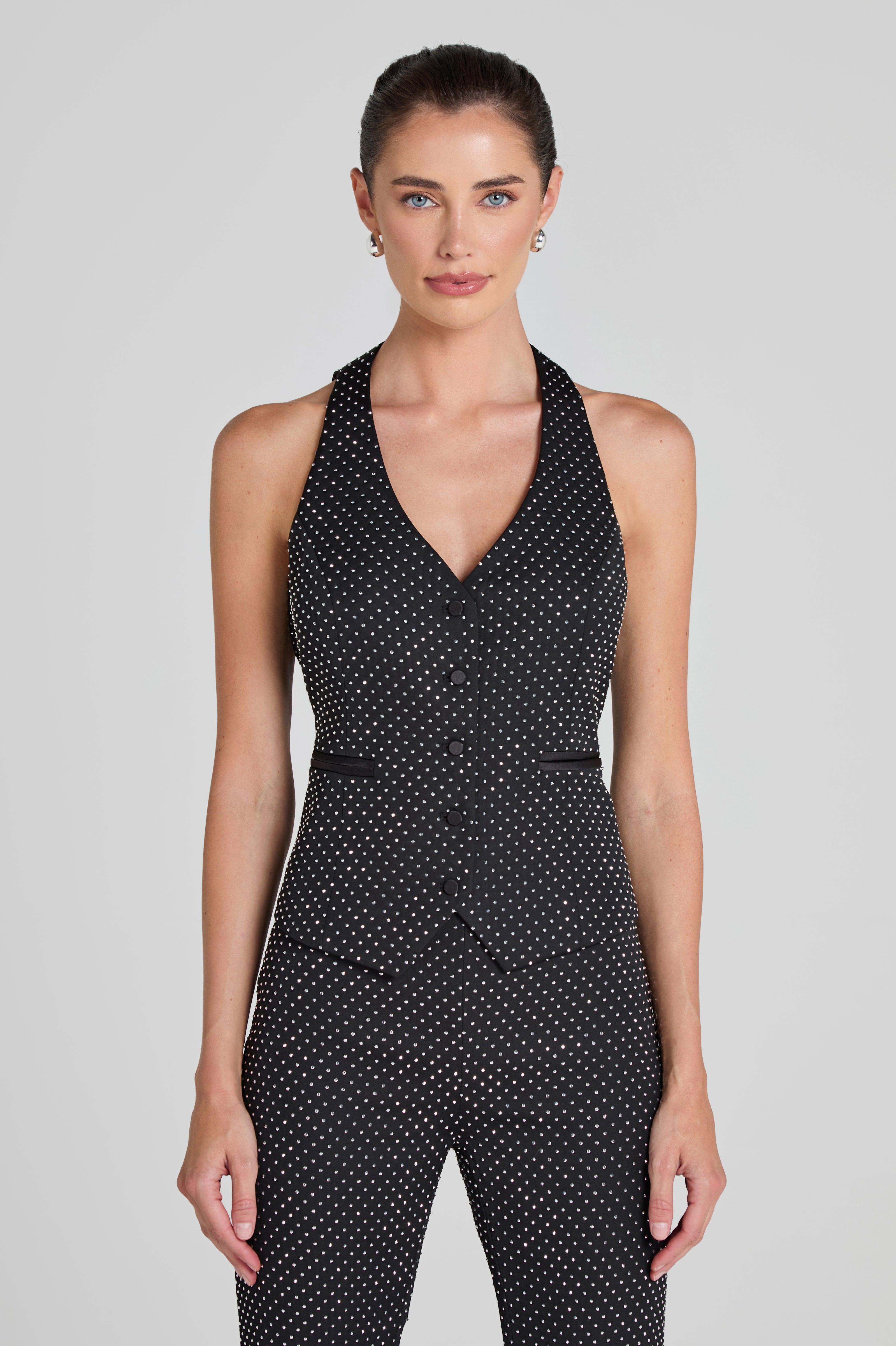 Stylish Black Waistcoat by Kira