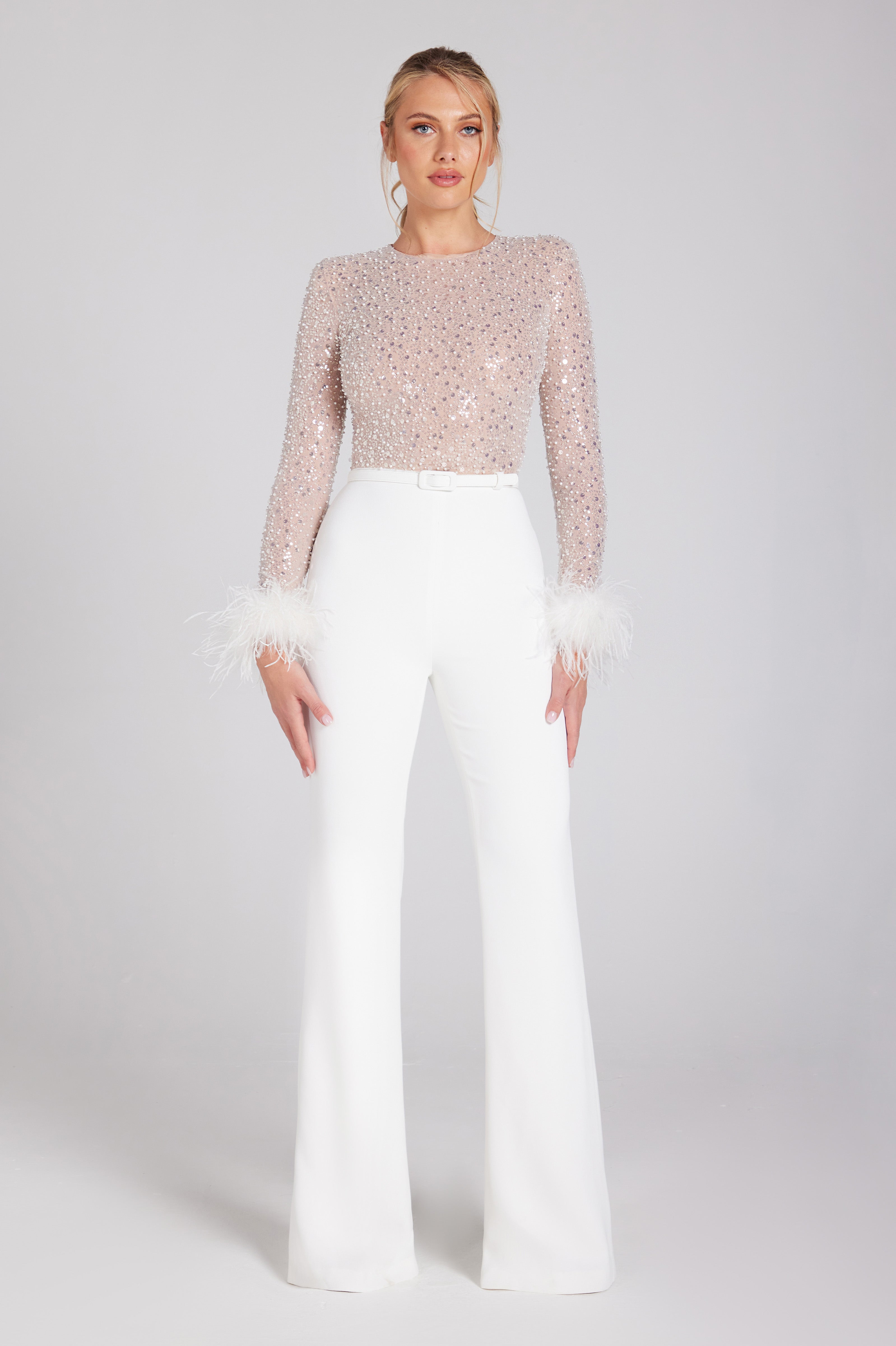 Stylish Amelia White Jumpsuit for Women