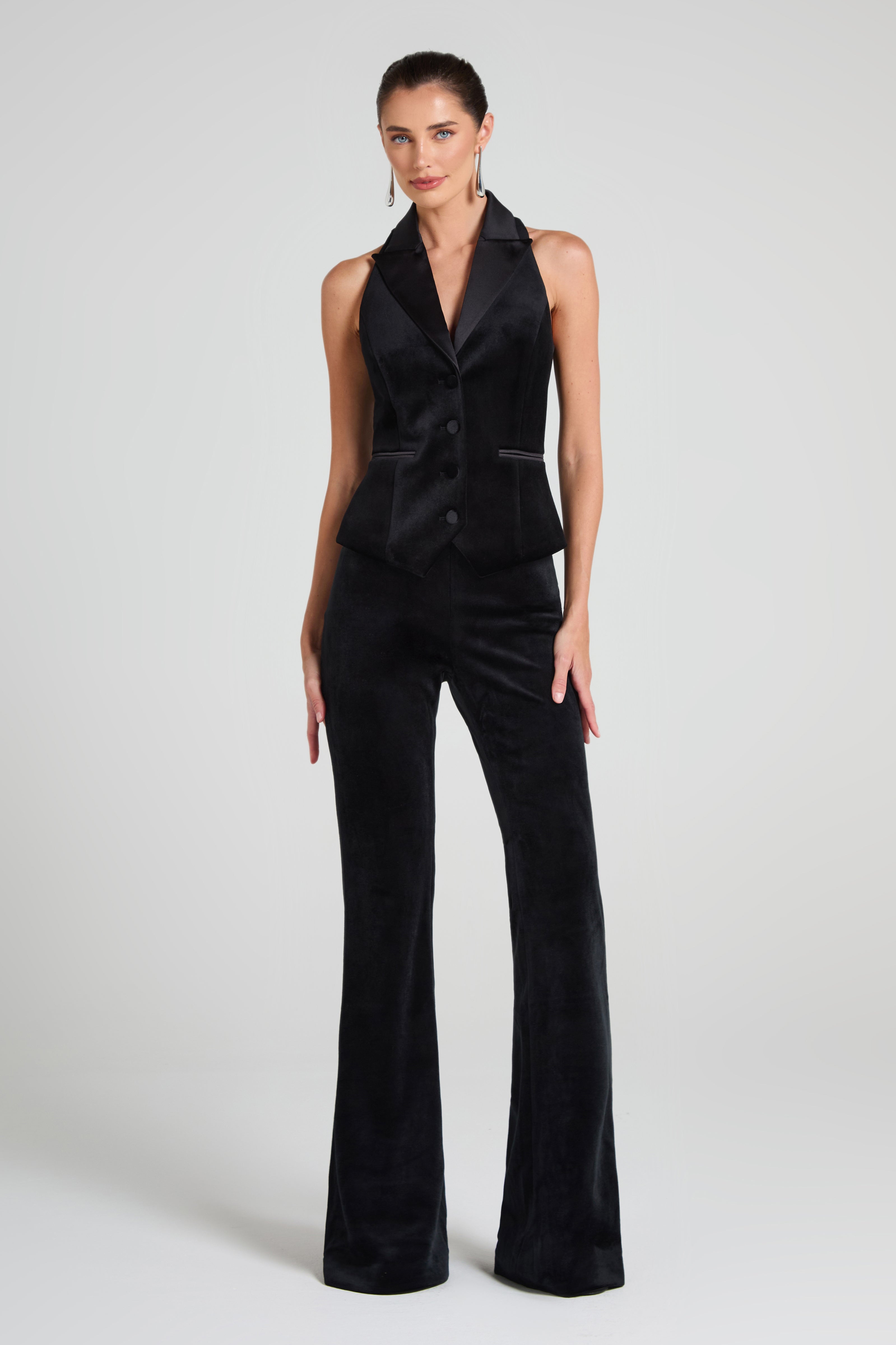 Stylish Black Waistcoat by Lena