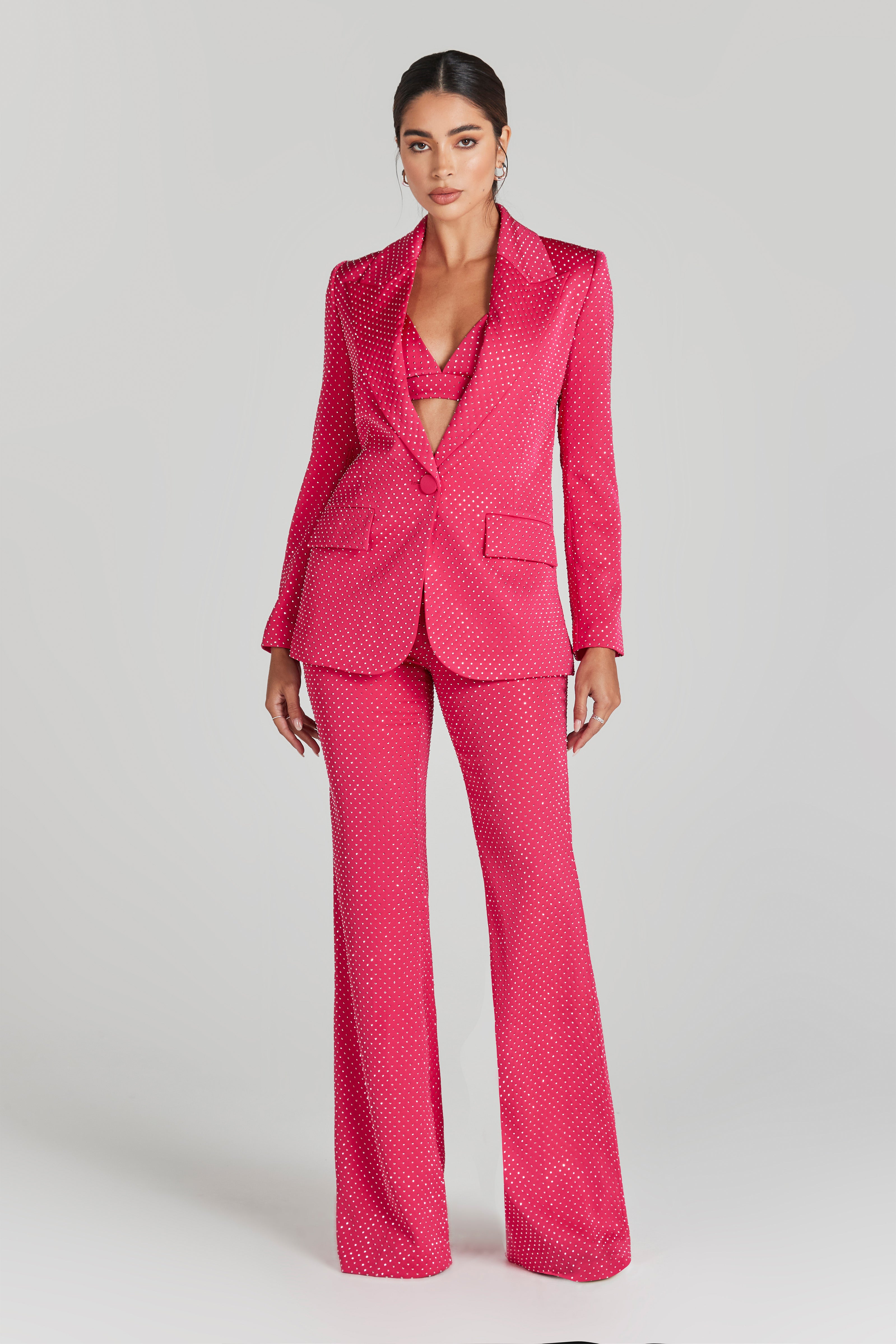 Stylish Hot Pink Blazer by Kira